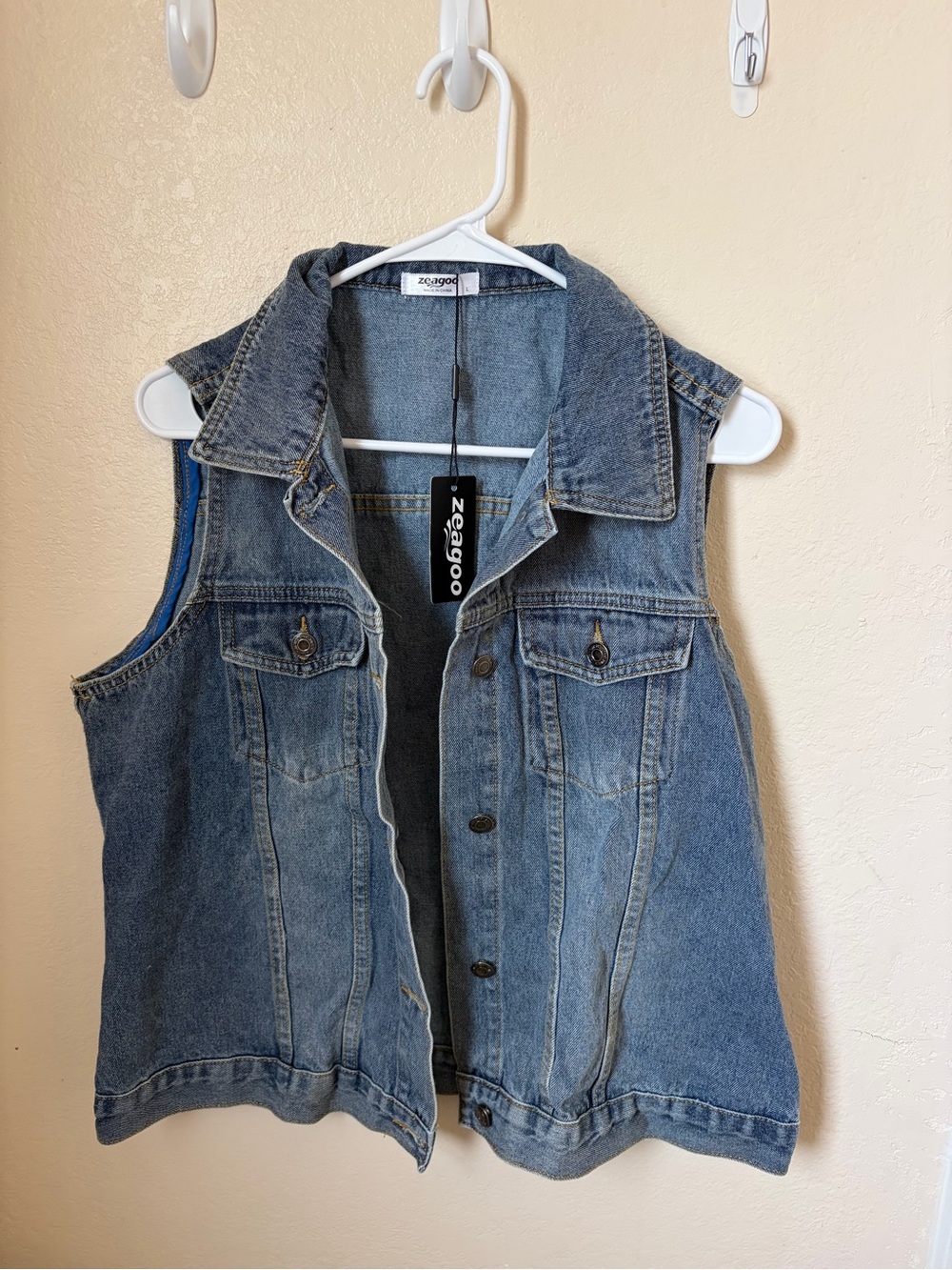 Zeagoo women’s denim vest